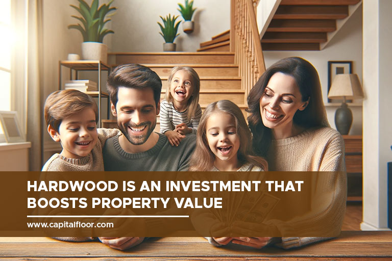 Hardwood is an investment that boosts property value
