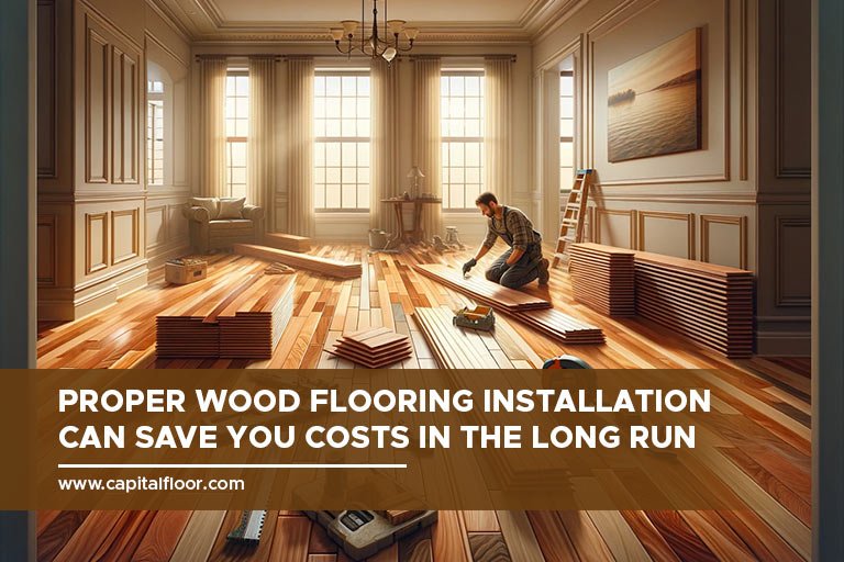 Proper wood flooring installation can save you costs in the long run